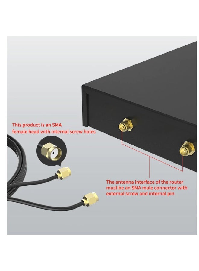 Comfast Powerful 2 High Gain Dual Band 2.4+5 Ghz 360 degree SMA omnidirectional 1.2M extension base antenna for Wireless Router /Adapter - Image 4